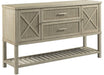 American Drew West Fork Sloan Sideboard in Aged Taupe image