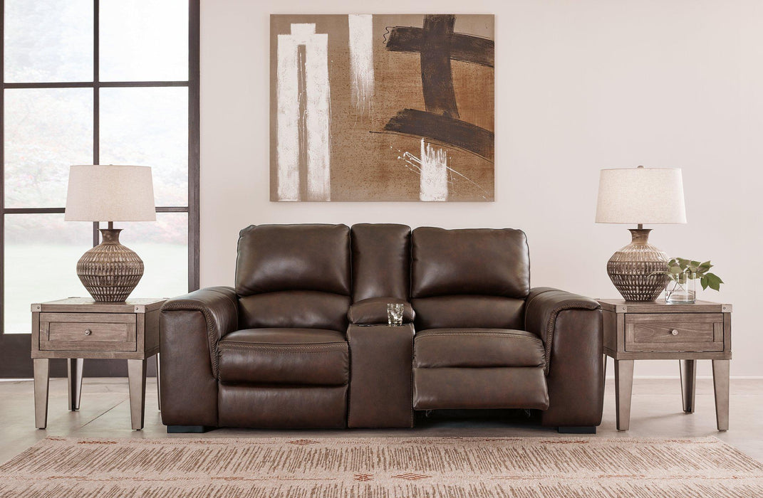 Alessandro Power Reclining Loveseat with Console