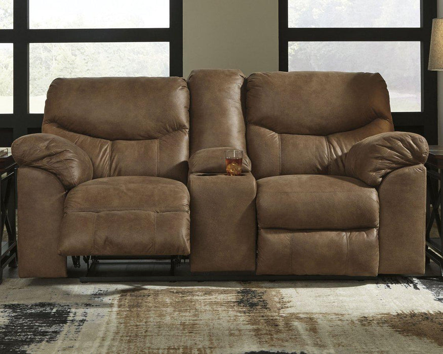 Boxberg Reclining Loveseat with Console