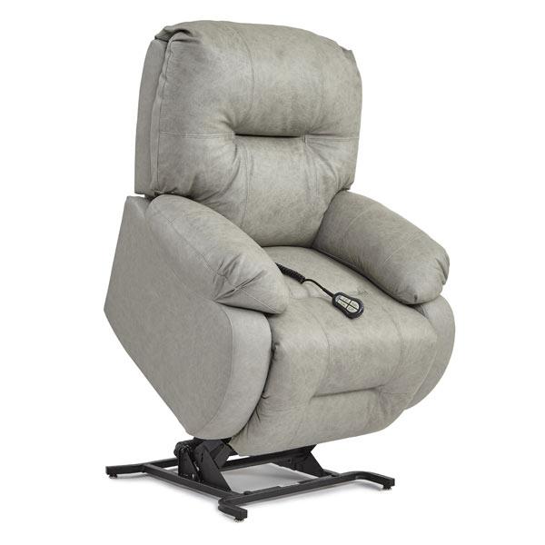 BRINLEY LEATHER POWER SWIVEL GLIDER RECLINER- 8MP85LU