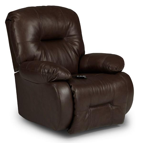 BRINLEY POWER HEAD TILT SWIVEL GLIDER RECLINER- 8MZ85