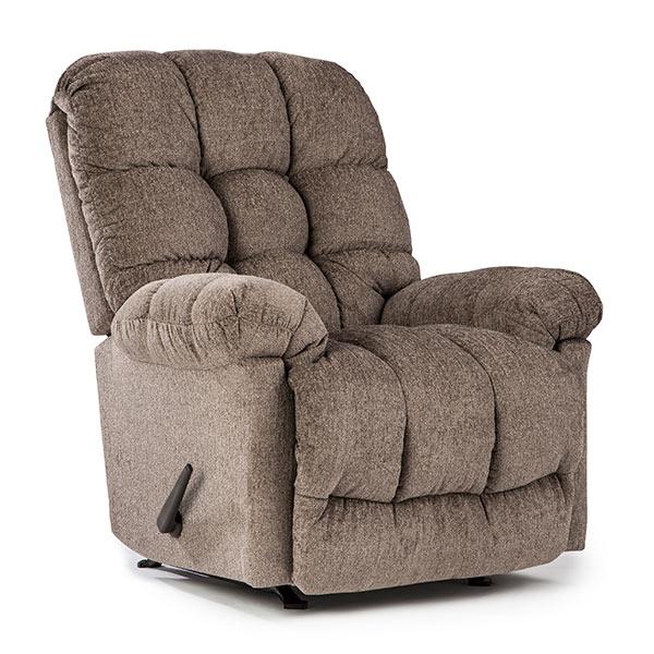 BROSMER LEATHER POWER HEAD TILT SWIVEL GLIDER RECLINER- 9MZ85-1LV