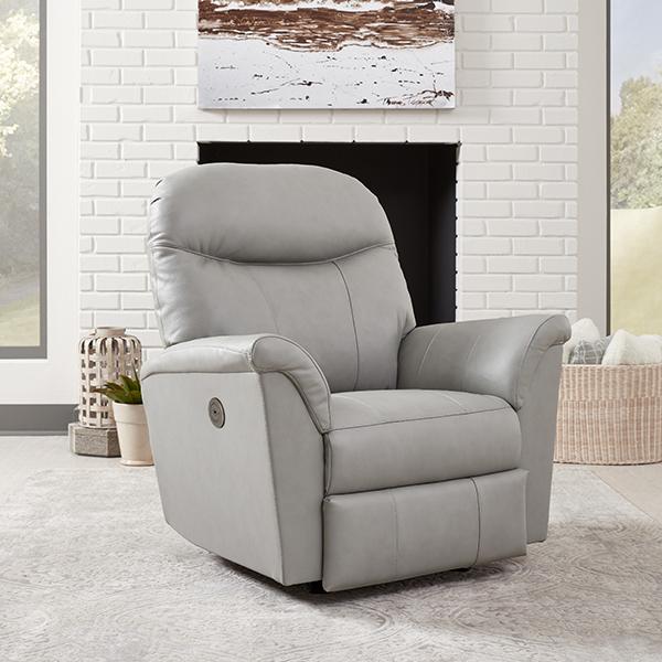 CAITLIN POWER HEAD TILT SWIVEL GLIDER RECLINER- 4NZ25