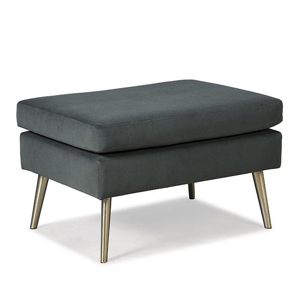 F10 LEATHER OTTOMAN- F10BNLU