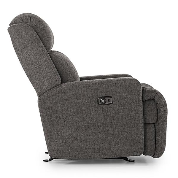 O'NEIL POWER HEAD TILT SWIVEL GLIDER RECLINER- 9NZ25