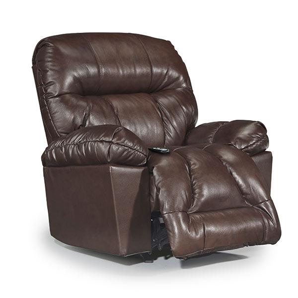 RETREAT LEATHER SPACE SAVER RECLINER- 8N04LU