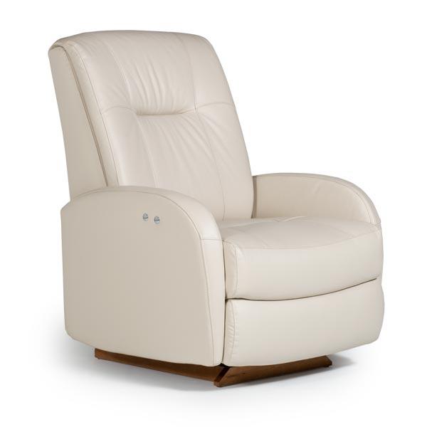 RUDDICK LEATHER POWER SWIVEL GLIDER RECLINER- 2AP45LV