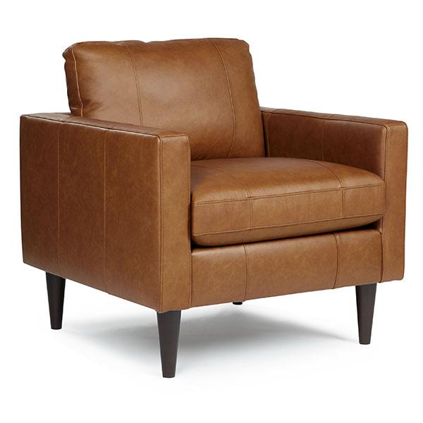 TRAFTON LEATHER CLUB CHAIR- C10ELU