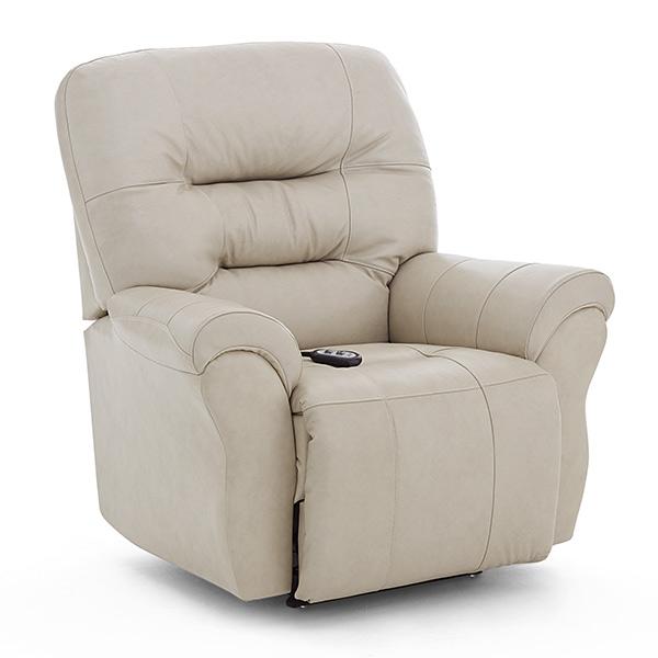 UNITY LEATHER SPACE SAVER RECLINER- 7N34LU