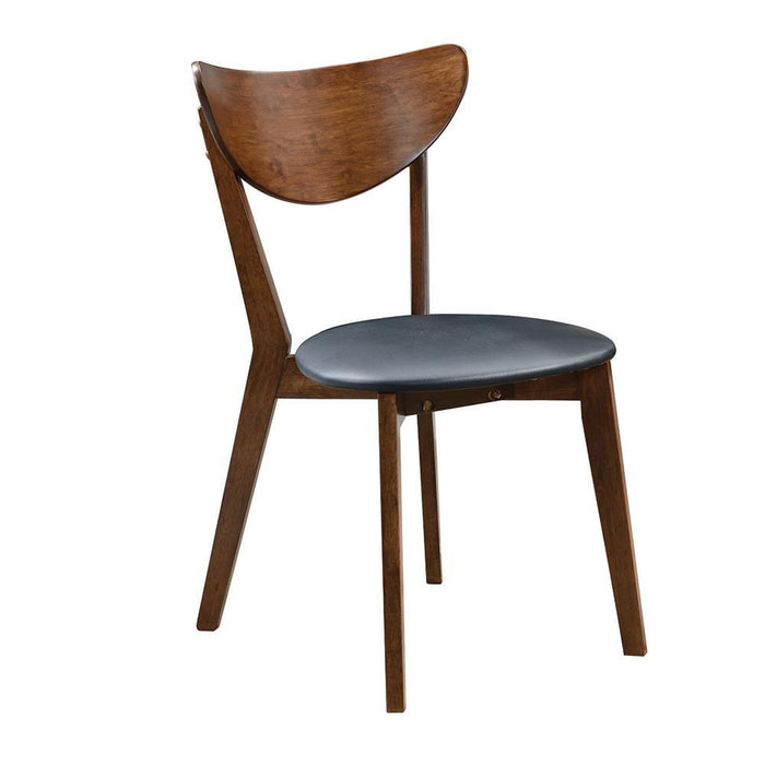 Malone Mid Century Modern Dark Walnut Dining Chair