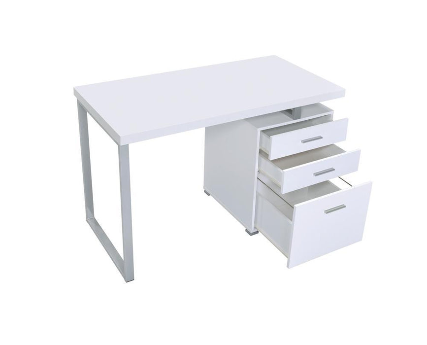 G800325 Contemporary White Writing Desk