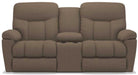 La-Z-Boy Morrison Java Power Reclining Loveseat with Console image