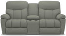 La-Z-Boy Morrison Fossil Power Reclining Loveseat with Console image