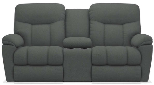 La-Z-Boy Morrison Indigo Power Reclining Loveseat with Console image