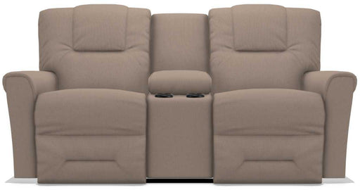 La-Z-Boy Easton Cashmere Power Reclining Loveseat with Headrest And Console image