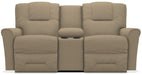 La-Z-Boy Easton Driftwood Power Reclining Loveseat with Headrest And Console image