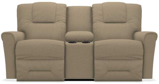La-Z-Boy Easton Driftwood Power Reclining Loveseat with Headrest And Console image