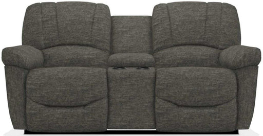 La-Z-Boy Hayes Stone La-Z-Time Power-Reclineï¿½ Console Loveseat with Power Headrest image