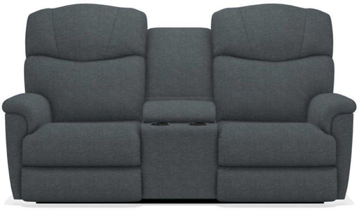 La-Z-Boy Lancer Power La-Z Time Navy Full Reclining Loveseat with Console image