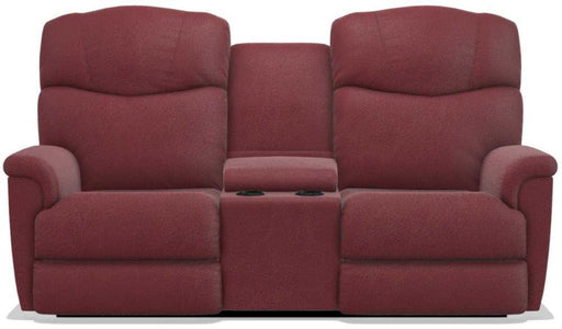 La-Z-Boy Lancer Power La-Z Time Vermillion Full Reclining Loveseat with Console image