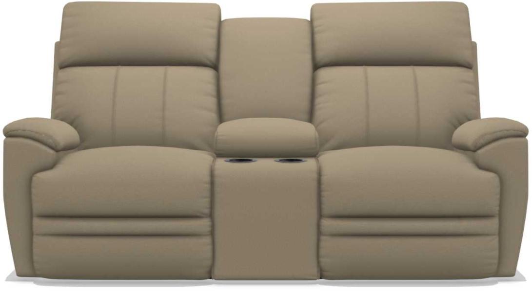 La-Z-Boy Talladega Wicker La-Z-Time Power-Reclineï¿½ Loveseat With Console & Power Headrest