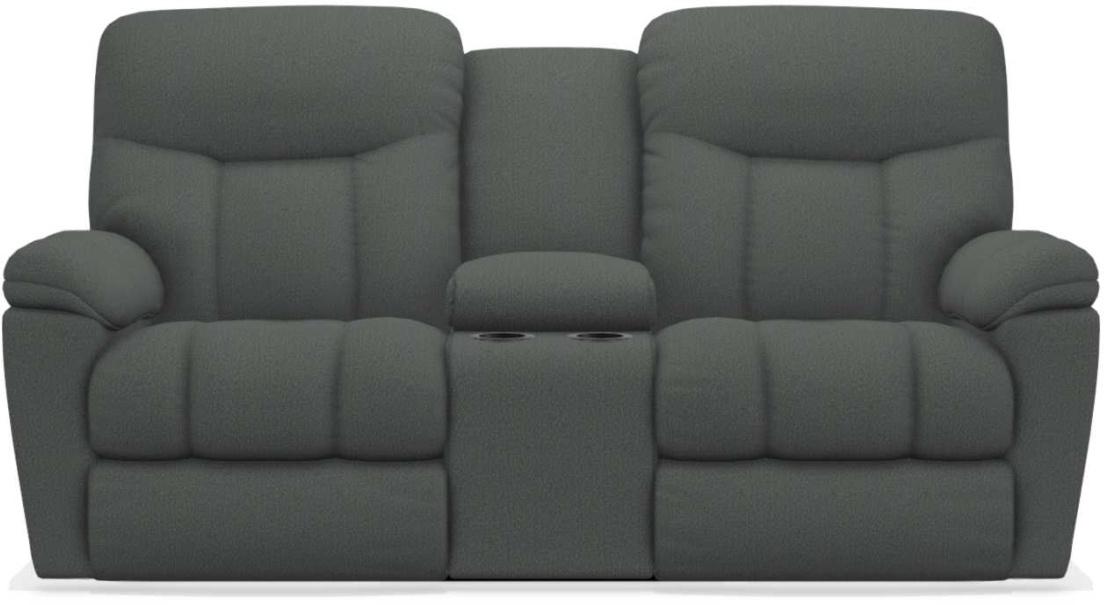 La-Z-Boy Morrison Indigo La-Z-Time Full Reclining Loveseat w/Console image