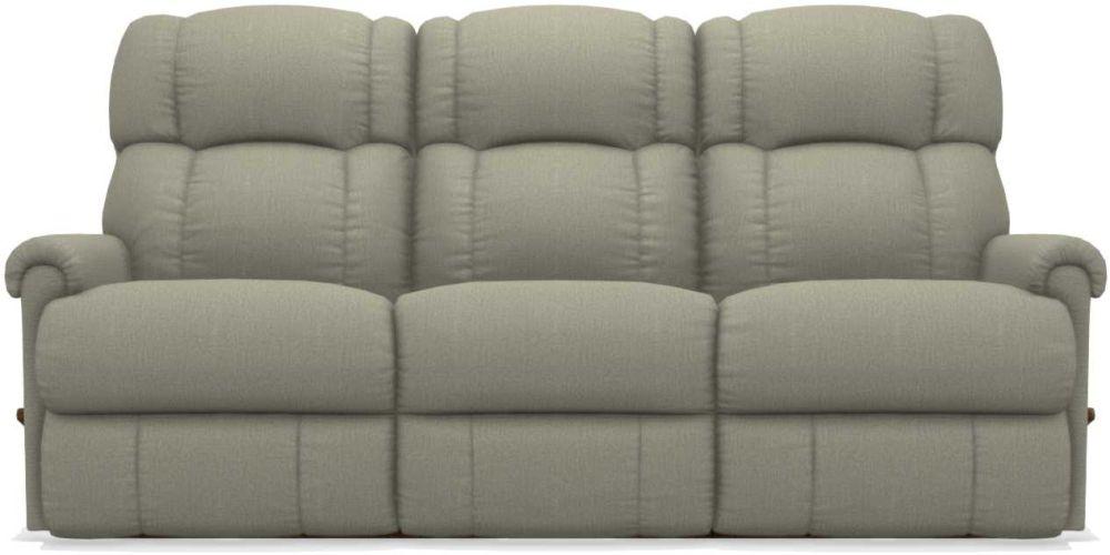 La-Z-Boy Pinnacle Reclina-Way Pewter Full Linen Reclining Sofa image