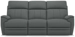 La-Z-Boy Talladega Grey Power Reclining Sofa w/ Headrest image