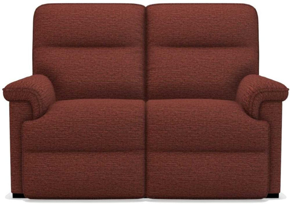 La-Z-Boy Jay La-Z-Time Burgundy Reclining Loveseat image