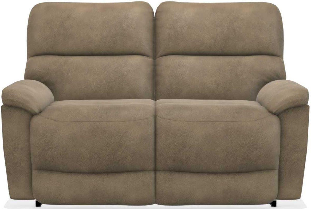 La-Z-Boy Brooks Mushroom Power Reclining Loveseat With Headrest image