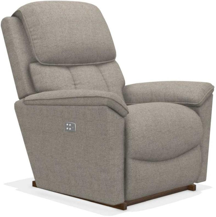La-Z-Boy Kipling Pewter Power-Recline-XRï¿½ Reclina-Rocker Rocking Recliner