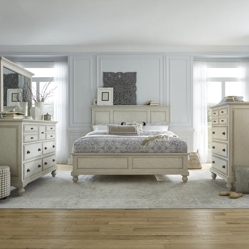 High Country King Panel Bed, Dresser & Mirror, Chest image