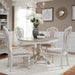 Magnolia Manor Opt 5 Piece Pedestal Table Set image