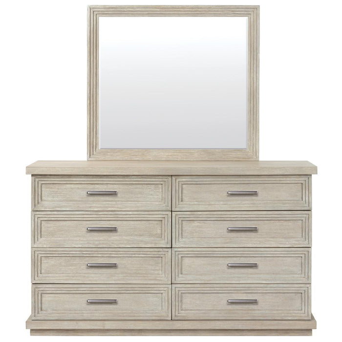 Riverside Cascade 8 Drawer Dresser in Dovetail