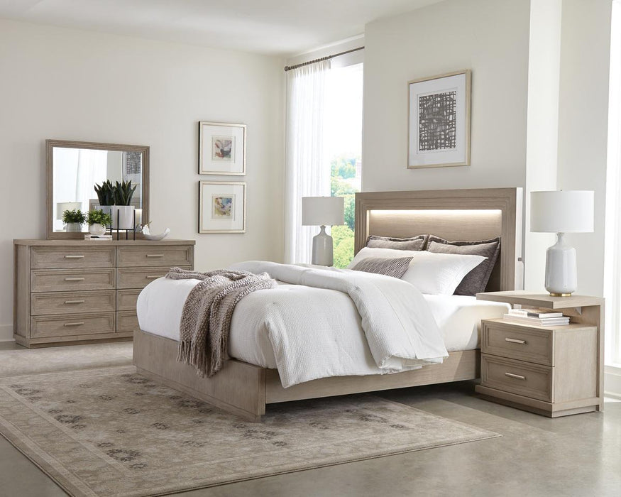 Riverside Cascade 8 Drawer Dresser in Dovetail