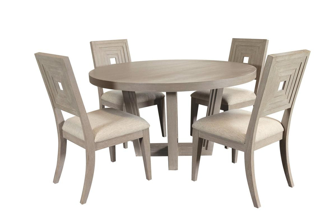 Riverside Cascade Round Dining Table in Dovetail