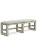 Riverside Cascade Upholstered Dining Bench in Dovetail image