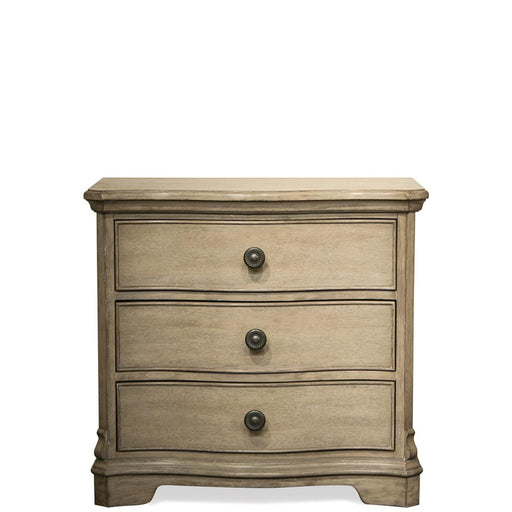 Riverside Corinne 3 Drawer Nightstand in Sun-Drenched Acacia image