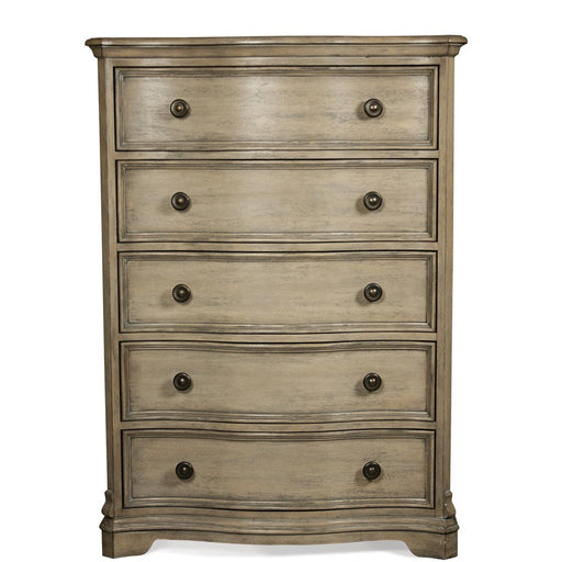 Riverside Corinne 5 Drawer Chest in Sun-Drenched Acacia image