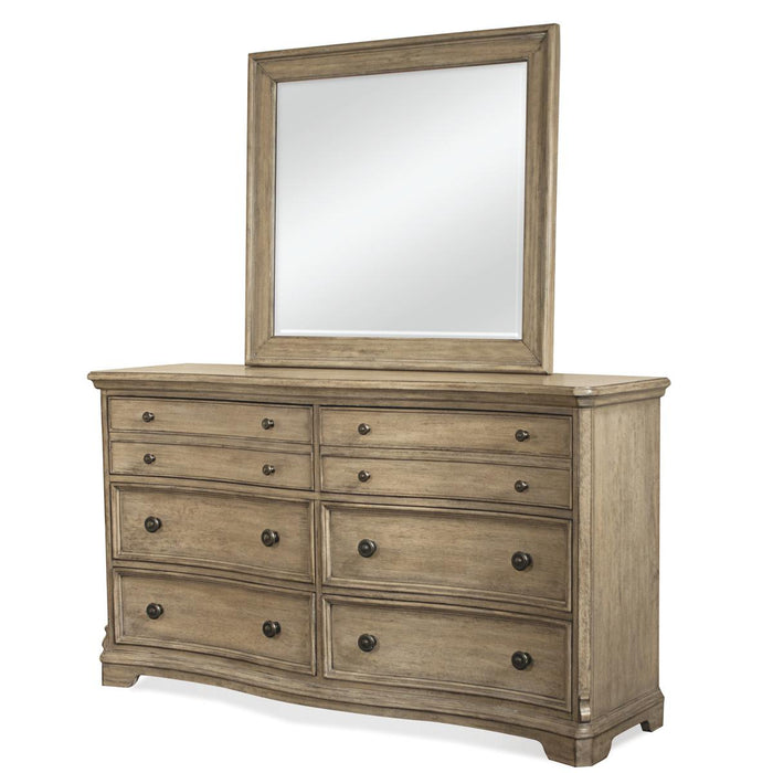 Riverside Corinne 6 Drawer Dresser in Sun-Drenched Acacia