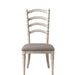 Riverside Elizabeth Upholstered Ladderback Side Chair  (Set of 2) in Smokey White image