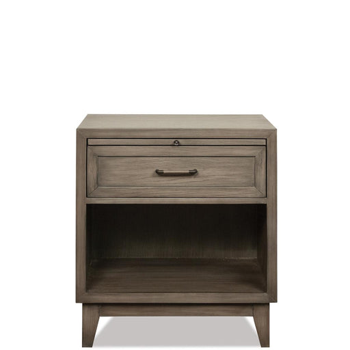 Riverside Furniture Vogue 1 Drawer Nightstand  in Gray Wash image