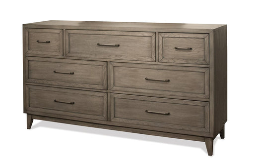 Riverside Furniture Vogue 7 Drawer Dresser in Gray Wash image