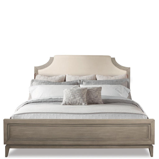 Riverside Furniture Vogue King Upholstered Bed in Gray Wash image