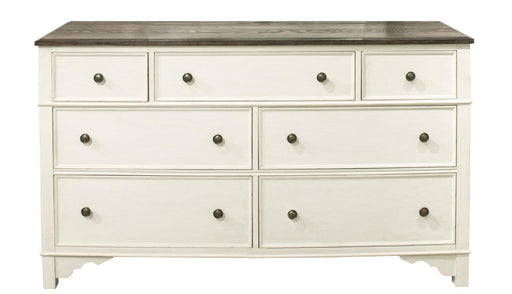 Riverside Grand Haven Dresser in Feathered White/Rich Charcoal image