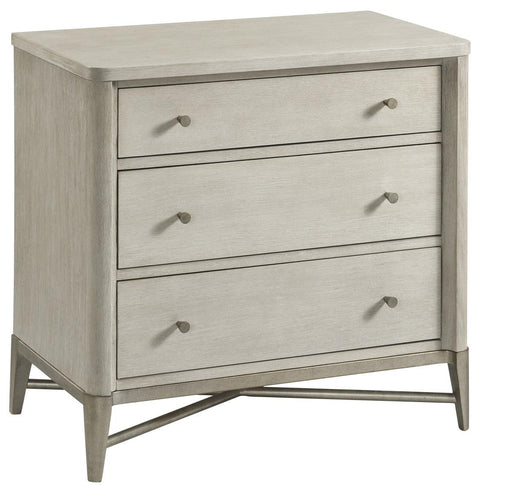 Riverside Maisie 3 Drawer Nightstand in Champagne image