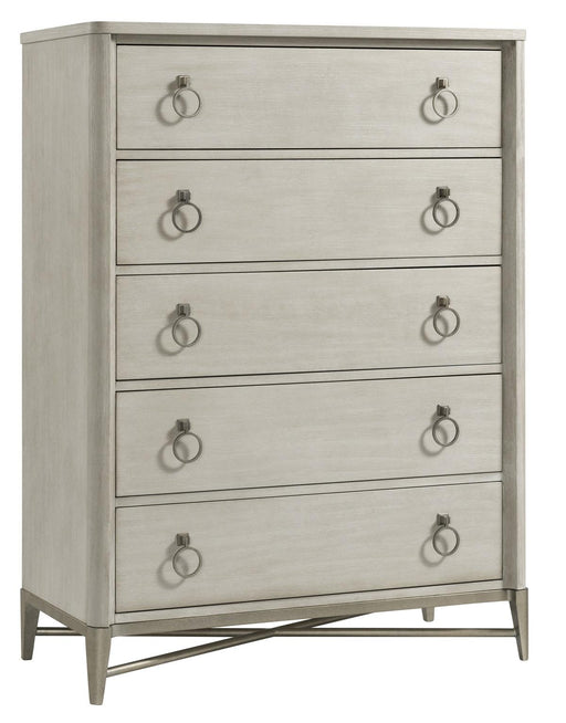 Riverside Maisie 5 Drawer Chest in Champagne image