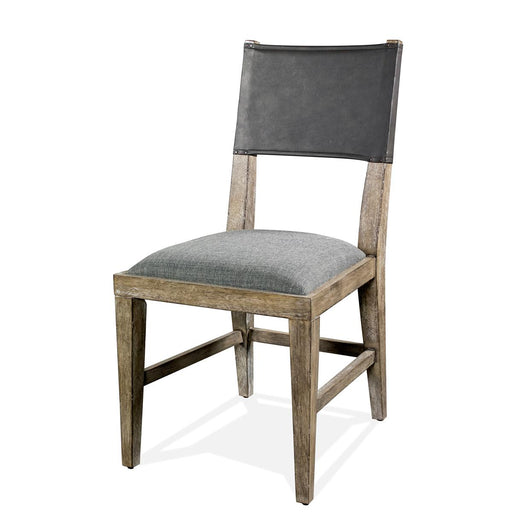 Riverside Milton Park Upholstered Seat Side Chair in Primitive Silk (Set of 2) image