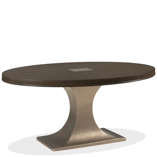 Riverside Monterey Oval Dining Table in Mink image
