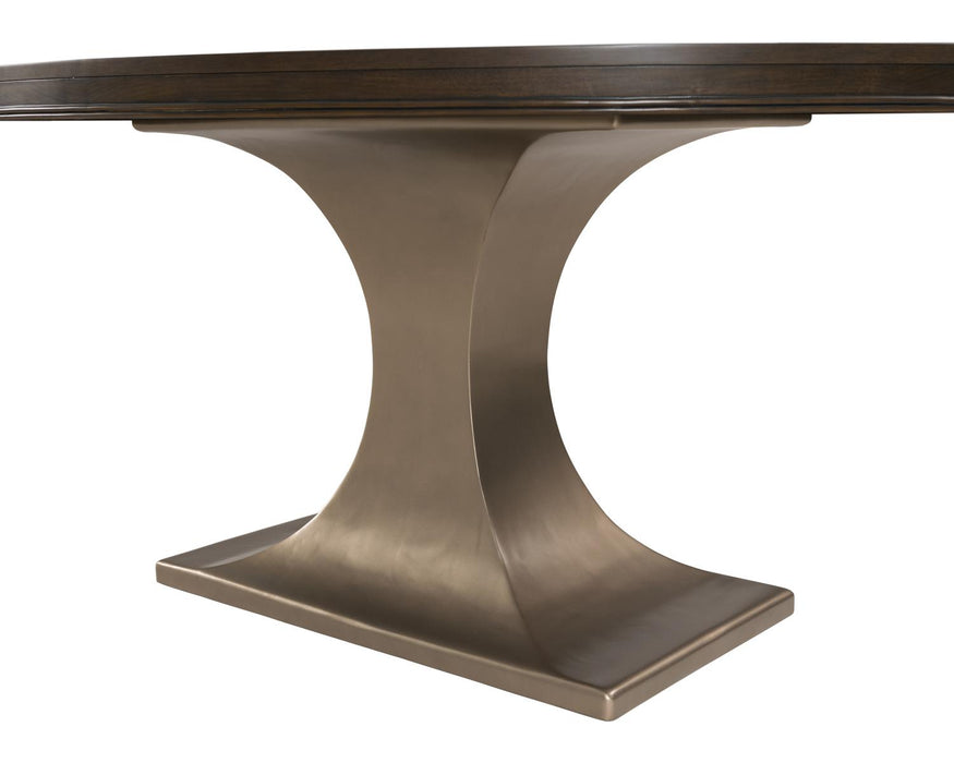 Riverside Monterey Oval Dining Table in Mink